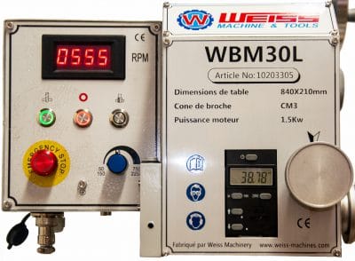 Perceuse-fraiseuse WBM30 Weiss Machines
